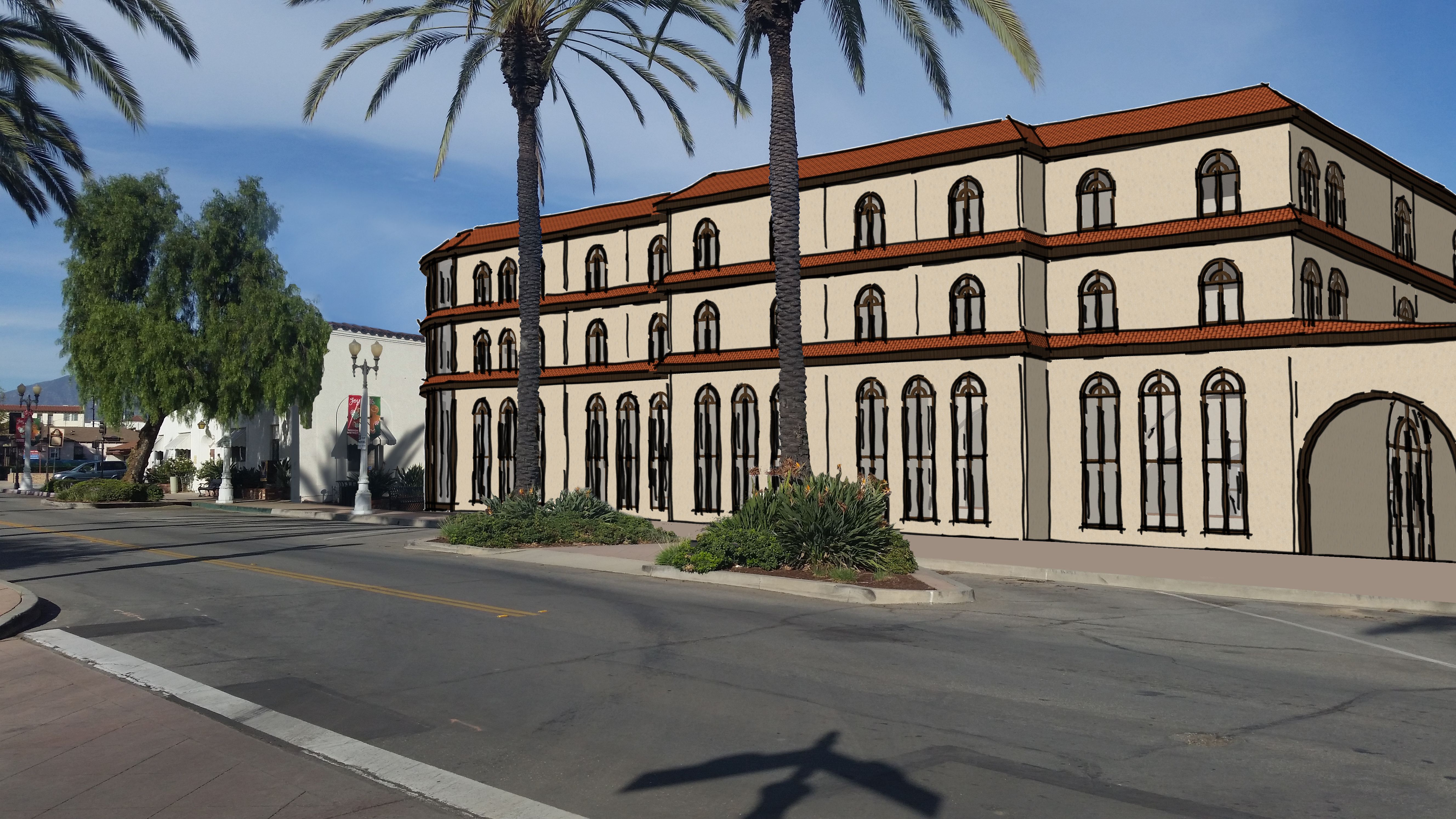 3d conceptual model from street view