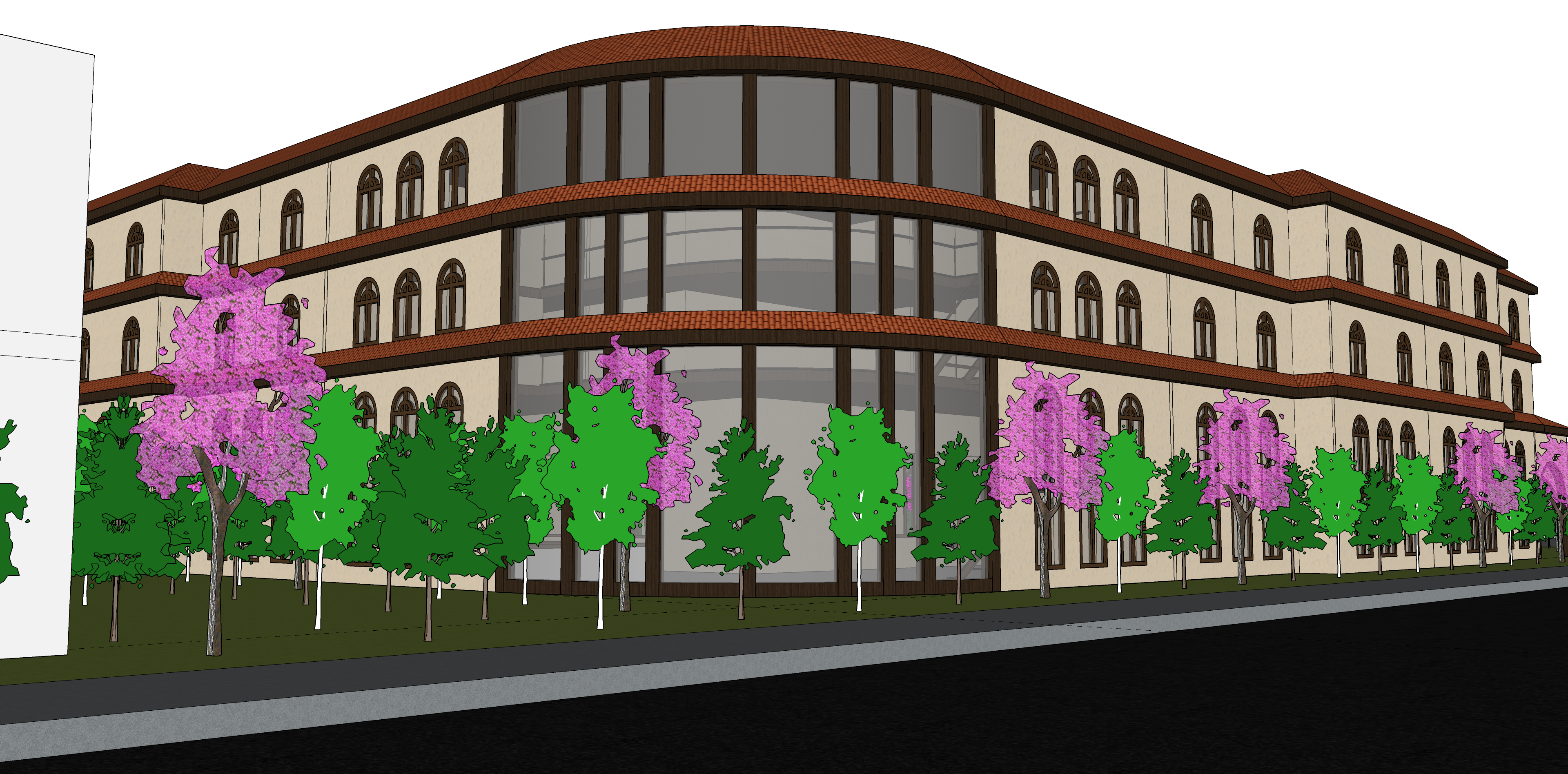 3d conceptual model from street view